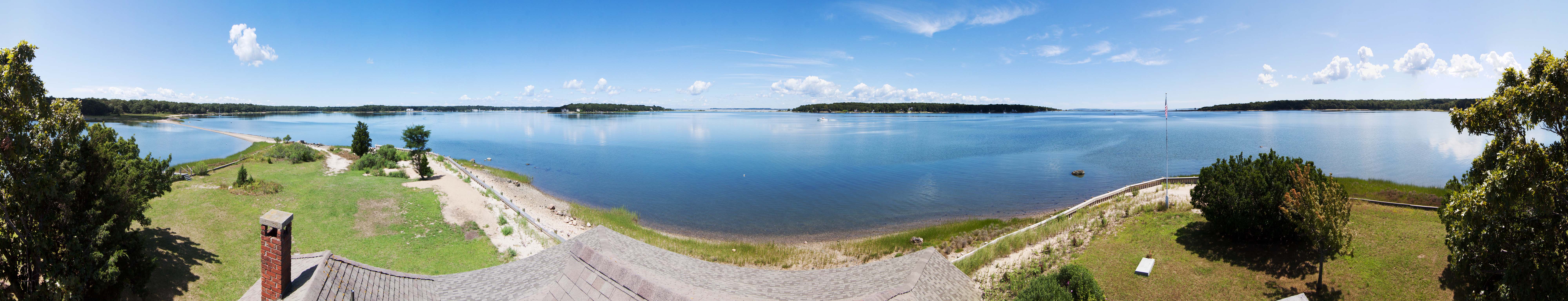 Panorama from tower at Taylor's Island