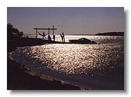 Hammock and Swing on Dock