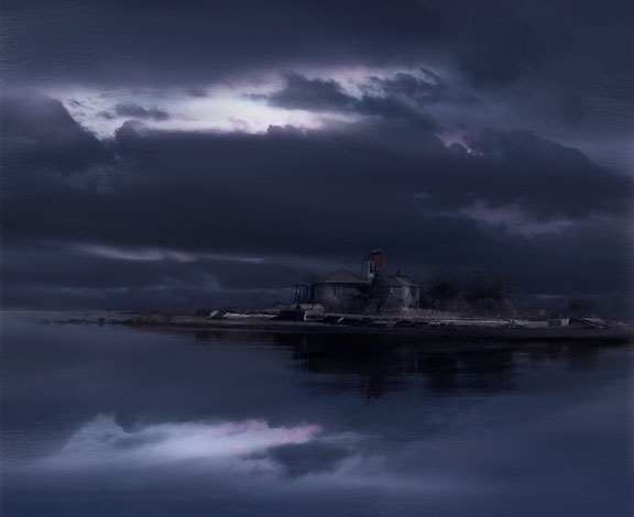 Danielle LiCausi's watercolor of Taylor's Island