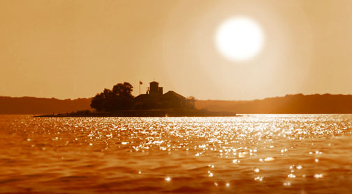 Danielle LiCausi's watercolor of Taylor's Island