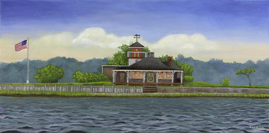 Audrey Hall Oil Painting: "Welcome"